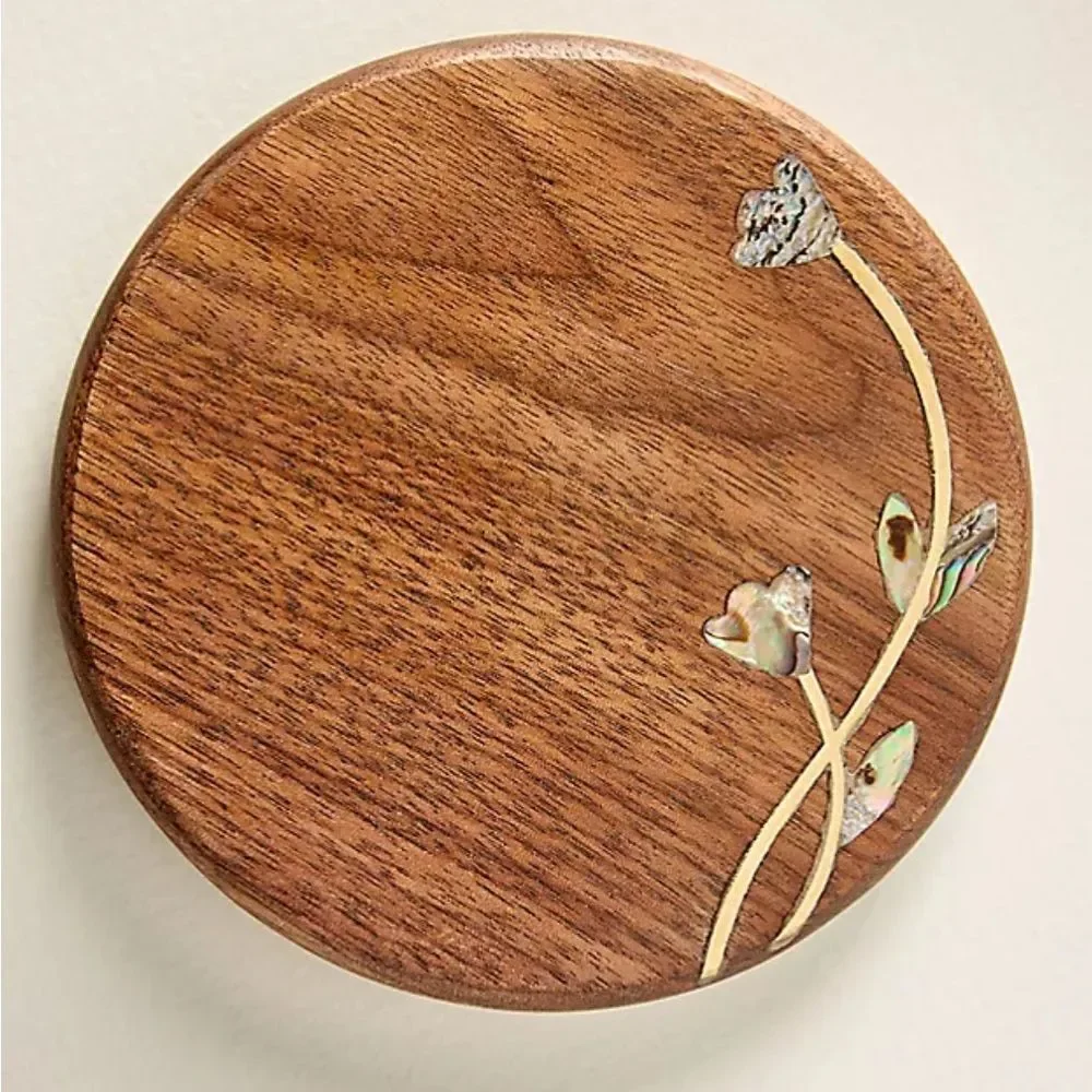 Anthropologie NWT Anthropologie Addie Round Coasters: Set of Two